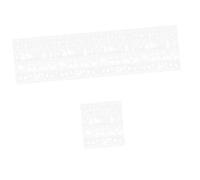 VILLCASE 5 Set Zerbino di Decorazioni Natalizie Stencil Natale Stampini per Il Viso Grandi Stencil per Pareti Stencil per Vernice Spray Vacanza L'animale Domestico Bianca 4 Pezzi * 5