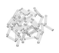 VILLCASE 50 Pezzi Molla di Compressione Piccola Molla Meccanica in Acciaio Inossidabile Efficienza di Ritorno Precisa per Penna a Sfera per Scuola e Uso Quotidiano