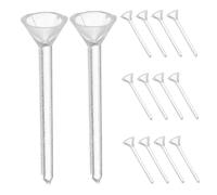 VILLCASE 500 Pezzi Plastic Earring Posts Lightweight Piercing Retainers For Diy Jewelry Making Findings Rhinestone Ear Studs Accessories