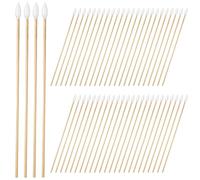 VILLCASE 500pezzi Bastoncini di Cotone Punta Fine per Pulizia Orecchie e Unghie Swab Precisione per Trucco e Dettagli Bastoncini per Naso e Dispositivi Elettronici Cotone Morbido
