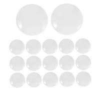 VILLCASE 50pezzi Cabochon Cupola in Vetro Trasparente Piastrelle Rond per Ciondoli Cammeo Cabochon in Vetro Cupola Forniture per Creazione di Gioielli Tessere