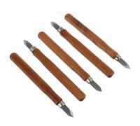 VILLCASE 5pezzi Cutter Per Marcatura Legno Con Manico Legno Utensili Manuali Per Incisioni e Tracciature Precise