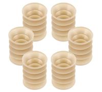 VILLCASE 6 Pezzi Giocattolo per Scherzi Effetto Suono di Rottura del Collo in Plastica Beige Bordi Arrotondati, Comodo al Tatto, per Feste e Produzioni Cinematografiche