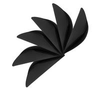 VILLCASE 6 Pezzi Maniglie in Plastica Autoadesive per Mobili e Cassetti, Maniglia a Mezzaluna Nera per Armadi, Cassetti e Porte, Adesivo Forte per Uso Domestico e Cucina