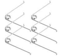 VILLCASE 6 Pezzi Molle di Ricambio a Forma di V in Acciaio Inossidabile per Forbice Giardinaggio, Accessori per Cesoie Potatura, Riduce Affaticamento Mani Impugnatura Confortevole