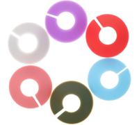 VILLCASE 6 Pezzi Segnabicchieri in Silicone a Forma di Canna Creativi per Feste, Marcatori Riutilizzabili per Bicchieri da Vino per Aiutare gli Ospiti a Trovare loro Drink