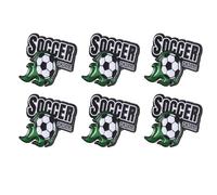 VILLCASE 6 Pezzi Spilla da Calcio Lega di Zinco Leggera e Versatile con Design a Tema Coppa del Mondo per Giacca e Lanyard Accessorio Sportivo per Studenti Adolescenti