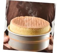 VILLCASE 6 pezzi Teglie Rotonde per Torte Piccole in Alluminio per Cheesecake e Mousse Stampi da Forno Antiaderenti per Pudding Muffin e Dolci Utensili da Cucina per Casa e Ristorante