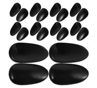 VILLCASE 60 Pezzi Copri Orecchie per Tinta Chioma Nero in Plastico Leggero Design a Gancio Rapido Protezione per Doccia e Spa