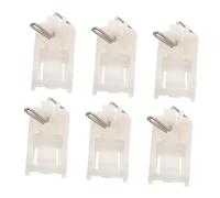 VILLCASE 6pcs Frigorifero in Frigorifero Scaffale Refrigerato Clip Di Sostituzione Frigorifera Del Frigorifero Frigorifero Frigorifero Bracke Di Gancio Clips Clip
