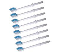 VILLCASE 8 Testine di Ricambio per Spazzolini ad Acqua Stuzzicadenti per Irrigatore Orale Compatibili la Maggior Parte degli Idropulsori Accessori per Igiene Dentale Familiare