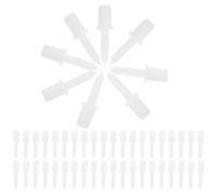 VILLCASE 80 Pezzi Perni di Riparazione e Non Deformabile per Persiane in Plastica Bianco, Pratici e Resistenti, Accessori per Riparazione Finestre, Kit Facile da Usare