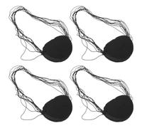 VILLCASE 96 Pezzi Maschera da Pirata in Feltro Nero con Fascia Elastica Resistente e Donne, Accessorio Realistico per Feste di Halloween e Party a Tema