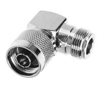 VILLCASE Adattatore Coassiale 90 Gradi N Maschio Femmina, Connettore per Cavo Coassiale Compatto in Metallo, Prolunga per Cavo Antenna Wifi e Radio Cb, Accessorio Audio per Uso Domestico