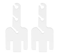 VILLCASE Adattatore Tenditore 2 Pezzi Forcelle di Tensione Compatte per Macchina da Maglieria Addi King Express, Tenditore Resistente Usura Guida Filati, Accessori per Maglieria