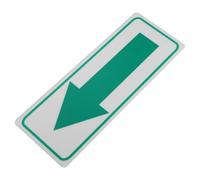 VILLCASE Adesivo Freccia Catarifrangente in Alluminio Verde per Cassette Postali e Pali Guida Visibilità Notturna e Design Moderno per Segnaletica Esterna