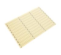 VILLCASE Adesivo Righello della Scala 0-30 Cm Trasparente con Numeri Neri, Etichette Adesive in Plastico ad Alta Aderenza, Set da 20 Pezzi per Laboratorio e Misurazioni