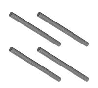 VILLCASE Barre di Grafite Conduttiva 8mm Resistenti Alta Temperatura 4 Pezzi per Esperimenti Elettrochimici in Laboratorio e Processi Industriali Continui