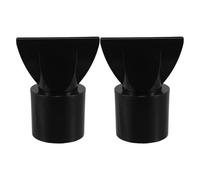 VILLCASE Beccuccio per Phon 2 Pezzi in Plastica, Ugello Concentratore Piatto Stretto per Asciugatura e Styling Chioma Lisci e Ricci, Accessori per Salone Professionale e Uso Domestico