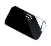 VILLCASE Bilancia Digitale da Viaggio Mini Specchio e Display Digitale, Portatile Ricaricabile Base Antiscivolo per Uso Domestico e Misurazioni Accurate