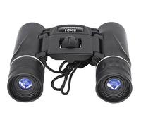 VILLCASE Binocolo Compatto 8x21 Nero in Gomma e Metallo, Portatile per Campeggio e Trekking, Facile da Mettere a Fuoco e Pieghevole