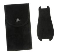 VILLCASE Borsa da Viaggio per Orologio Portatile in Flanella Protezione Integrata e Cuscino Interno, Sacchetto Nero per Orologio e Bracciale, Design Raffinato per Viaggi