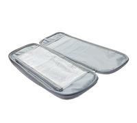 VILLCASE Borsa Portaoggetti per Uncinetto e Cucito Oxford Grigio Organizer Pratico e Resistente con Design e Retro per Conservare Filo e Accessori Cucitura