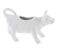 VILLCASE Brocca Ceramica Bianca a Forma di Animale per Servire Crema e Sciroppo, Leggera e Semplice, per Ristoranti e Decorazioni da Tavola