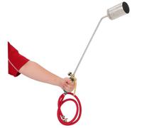 VILLCASE Bruciatore Fiamma Portatile con Tubo in Gomma per Saldatura Riparazioni e Uso Fiamma e Riscaldamento Istantaneo