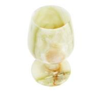 VILLCASE Calice da Vino in Marmo Naturale Decorativo e Sicuro, Ornamento Creativo per Desktop Design Artistico Unico e Stile Elegante la Casa