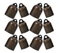 VILLCASE Campanelli Metallici Sospesi Vintage 26Mm e 32Mm Set da 20 Campane in Ferro per Decorazioni Esterne Campanaccio Rustico Suono Chiaro per Cortile Spazi Verdi e Porte