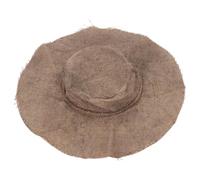 VILLCASE Cappello da Spaventapasseri in Juta Larga per Halloween Vintage a Trama a Rete , Resistente e Pieghevole , per Eventi a Tema e Escape Room