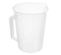 VILLCASE Caraffa Graduata per Olio Motore 3000ml in Plastica Manico Antiscottatura e Capacità Grande per Laboratori e Uso Domestico
