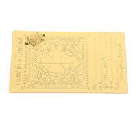 VILLCASE Carte di Preghiera Religiose Dorate Decorazione Delicata per Adulti di Biglietti Motivazionali con Scritture Regalo Creativo e Idea Regalo Donna per Casa e Luoghi di Culto