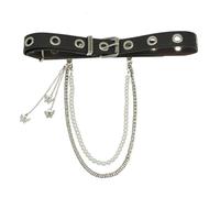 VILLCASE Catena Vita con Perle Finte Argento Regolabile e Lucente per Donna Design Elegante Accessorio Moda per Feste in Spiaggia e Appuntamenti