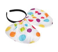 VILLCASE Cerchietto Chioma Donna Halloween con Design Clown Colorato, Materiale Plastico e Poliestere, Fascia Comoda e Versatile per Cosplay e Performance Sul Palco