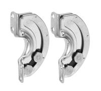 VILLCASE Cerniere Nascoste per Porte di Armadi Industriali 2 Pezzi in Acciaio Inossidabile Limitatore a 90 Gradi e Struttura Curva per Uso in Ufficio e Attrezzature Industriali