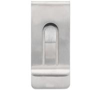 VILLCASE Clip Portabanconote in Titanio Argento, Semplice e Compatto, per Organizzare Contanti e Carte di Credito, per Uso Quotidiano e Portafoglio Minimalista