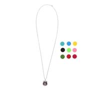 VILLCASE Collana Accessorio Unico alla Moda Diffusore di Oli Essenziali con Ciondolo in Metallo a Forma di Nota Musicale Traforata per Aromaterapia, per Occasioni Casual e Formali