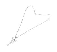 VILLCASE Collana da Parrucchiere in Metallo con Charm Forbici e Pettine Design Simbolico per Barbers e Stilisti Accessorio Resistente e Lucentezza Duratura Idea Regalo Professionale