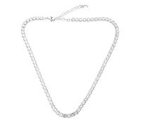 VILLCASE Collana Girocollo Ciondolo da Clavicola e Zirconi, Catena da Tennis da 33+5 Cm per Ragazze e Donne in Occasioni Eleganti
