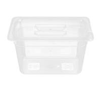 VILLCASE Contenitore per Cottura Lenta Trasparente Vaschetta Resistente e Facile da Pulire per Macchina Sous Vide Conservazione e Cottura Bassa Temperatura Domestica