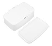 VILLCASE Contenitore Salviette Umide Portatile Ricaricabile in Pp Bianco