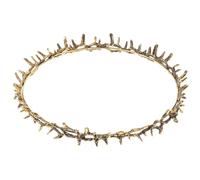 VILLCASE Corona da Dea e Corona da Re in Metallo Design a Spine per Feste di Compleanno Accessorio Rinascimentale Unisex per Balli e Matrimoni