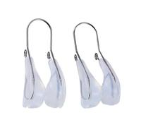 VILLCASE Correttore Naso Clip in Silicone per Sollevamento e Raddrizzamento del Ponte Nasale, 2 Pezzi, Dispositivo per Modellare e Snellire Naso senza Ostruire Respiro