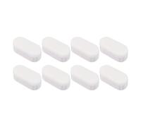 VILLCASE Cuscinetti e Paracolpi per Copriwater 8 Pezzi in Tpe 19Mm, Tamponi Anticollisione e Supporto per Sedile Wc, Accessori per Riparazione e Uso Domestico