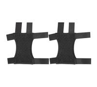 VILLCASE Cuscinetti Ergonomici e Traspiranti per Stampelle Avambraccio Nero, Supporto Morbido per Gomito e Manico, per Camminata All'aperto e Scale, Coppia