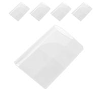 VILLCASE Custodia 5 per Passaporto da Viaggio in Pvc Trasparente e Portatile per Protezione Documenti e Viaggi di Lavoro