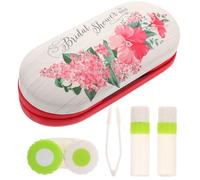 VILLCASE Custodia Per Occhiali Doppio Strato Portatile in Design Cinese, Scatola Delicata Per Occhiali e Vista, Resistentell’usura, Per Viaggi e Uso Esterno