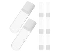 VILLCASE Custodia Porta Ugelli Idropulsore 8 Pezzi con Copertura Antipolvere Trasparente, Organizer Compatto e Portatile per Accessori Irrigatore Orale, per Viaggio, Casa e Ufficio